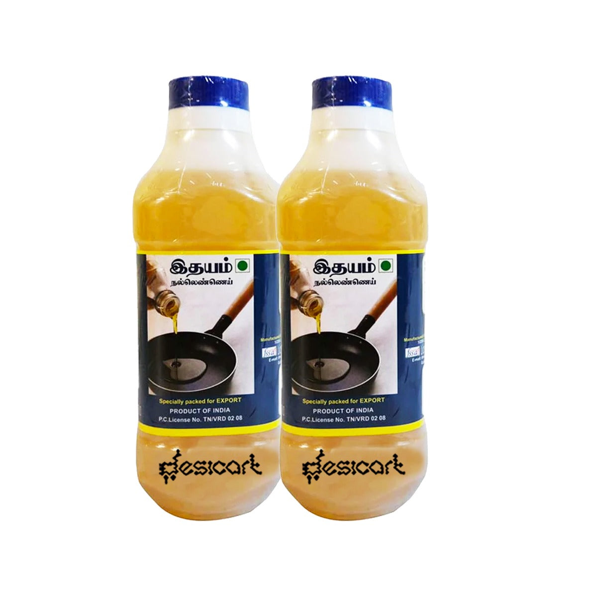 Idhayam Gingelly Oil (Pack of 2) 1 litre