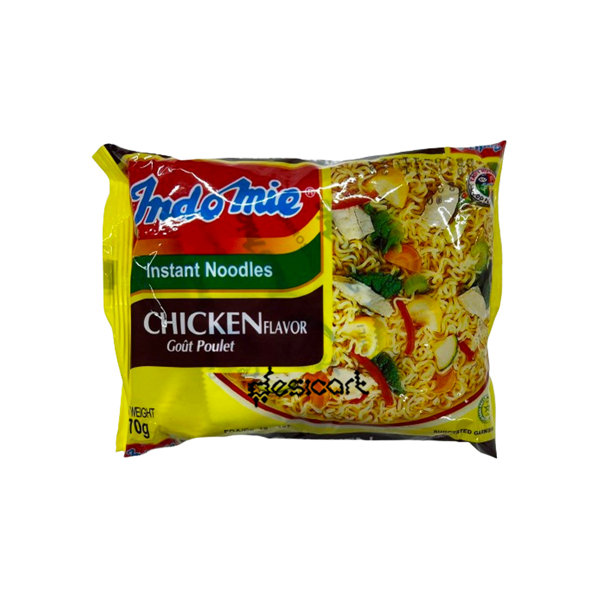 INDOMIE CHICKEN FLAVOUR NOODLES 70G