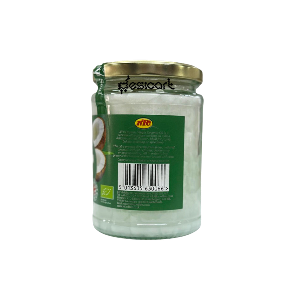 KTC Organic Virgin Coconut Oil 250ml