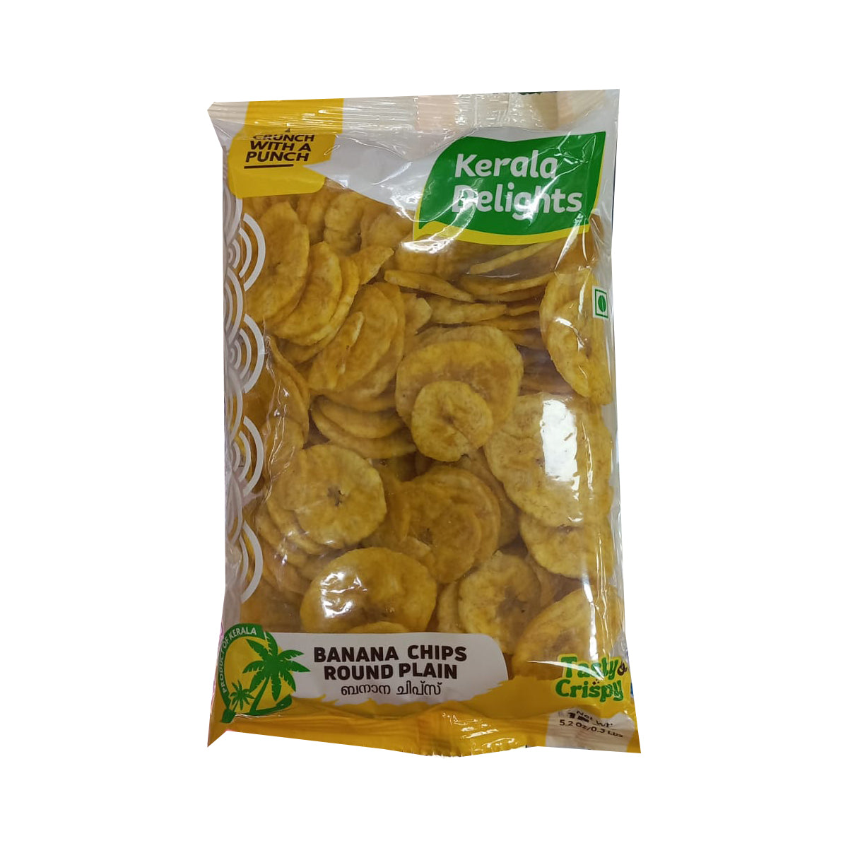 Buy Kerala Delights Banana Chips Round Plain 150g at Desicart.co.uk - Online Indian Grocery Store UK