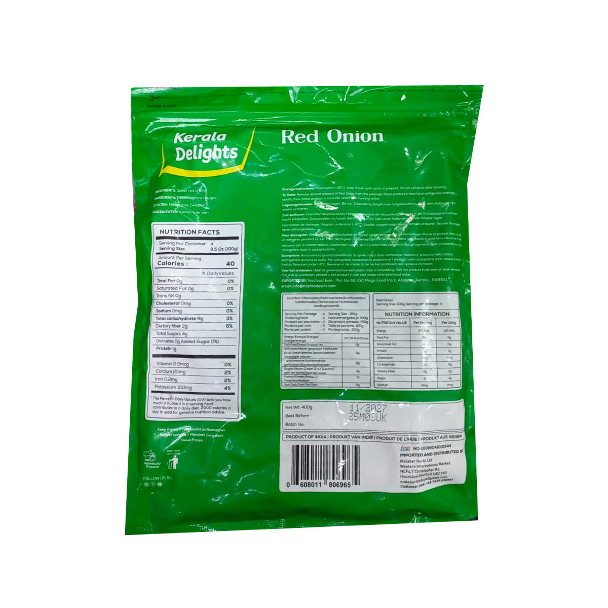 Buy Kerala Delights Red Onion 400g
at Desicart.co.uk - Online Indian Grocery Store UK