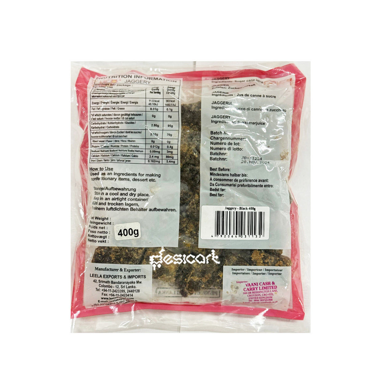 Leela Jaggery 400g