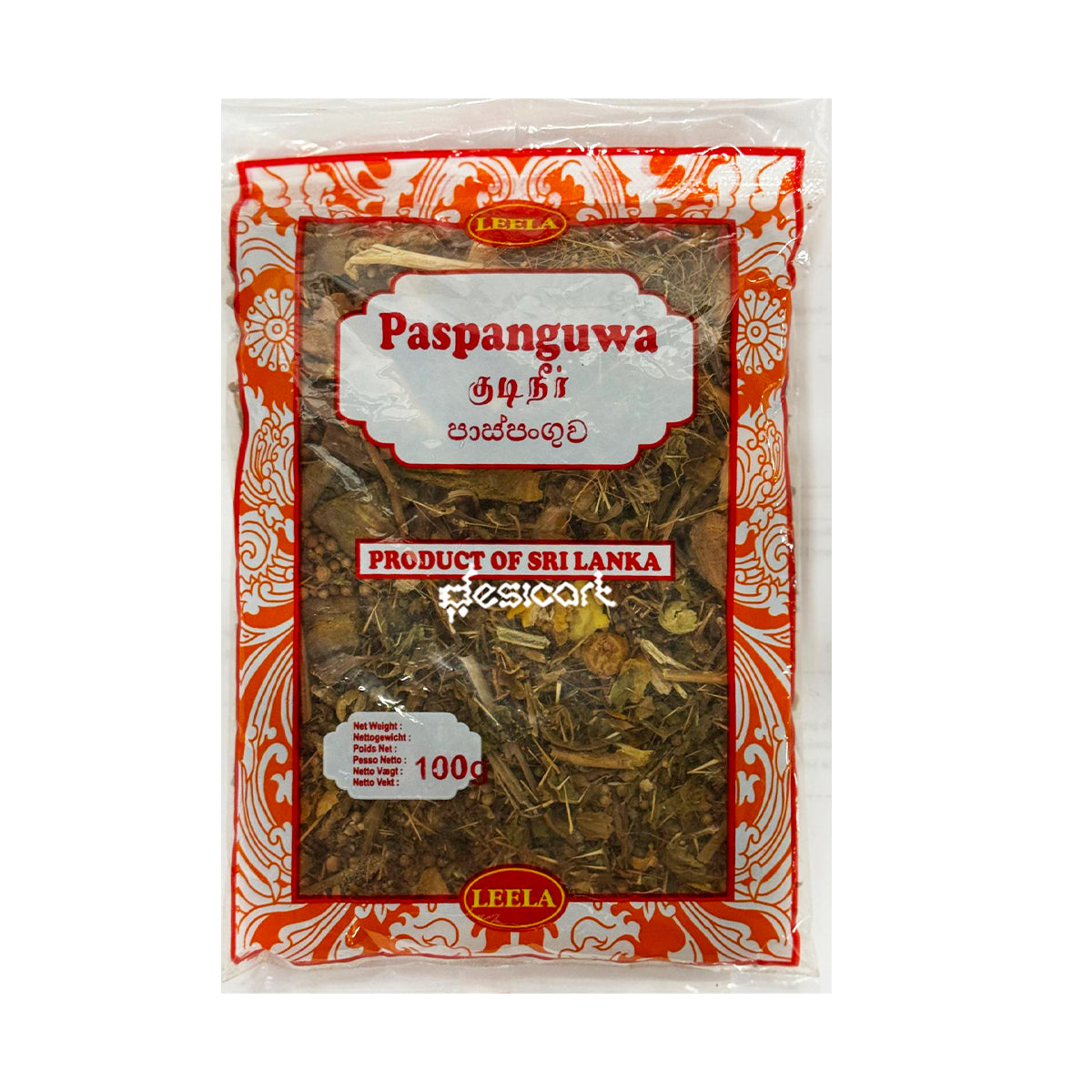 LEELA PASPANGUWA KUDINEER 100GM