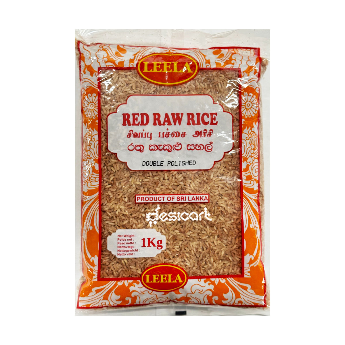 Leela Red Raw Rice 1kg