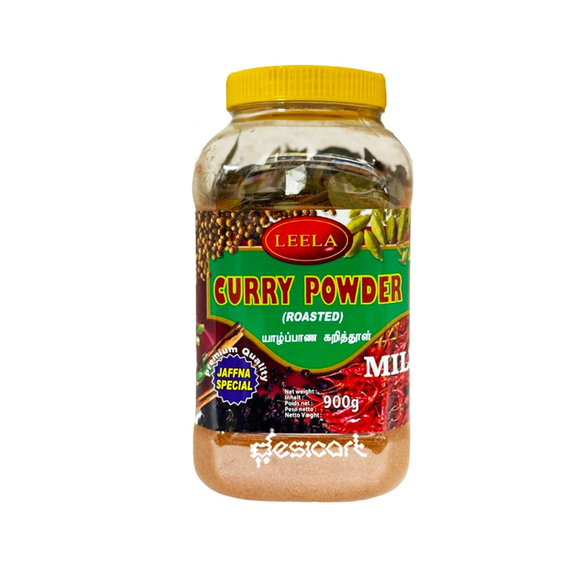 LEELA ROASTED CURRY POWDER MILD 900g