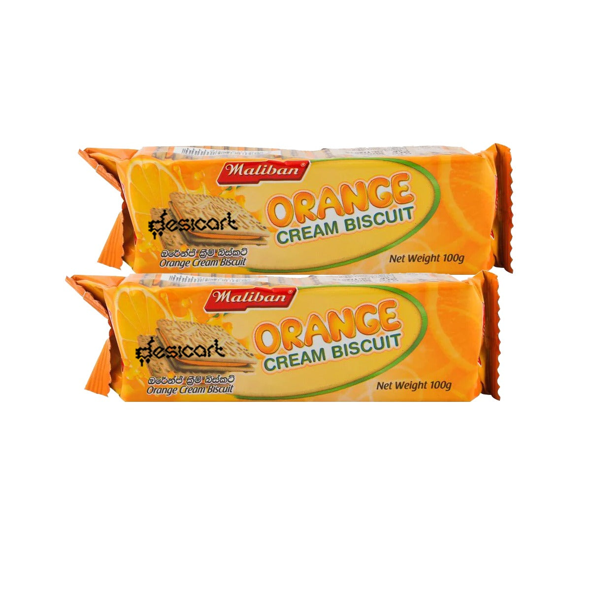 MALIBAN ORANGE CREAM (PACK OF 2) 100G