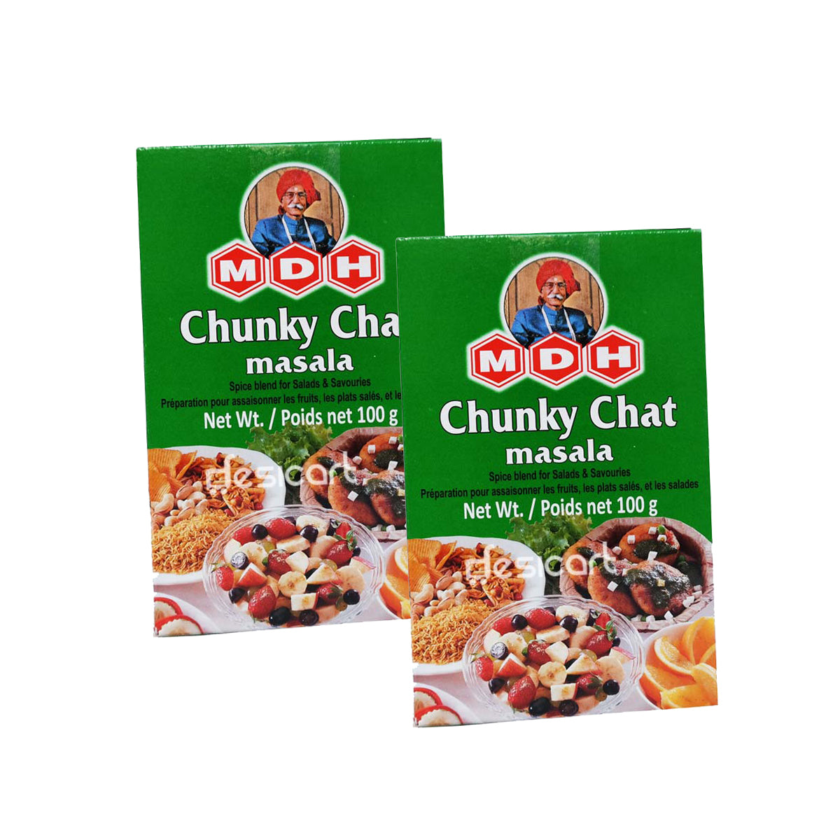 MDH CHUNKY CHAT MASALA (PACK OF 2) 100G