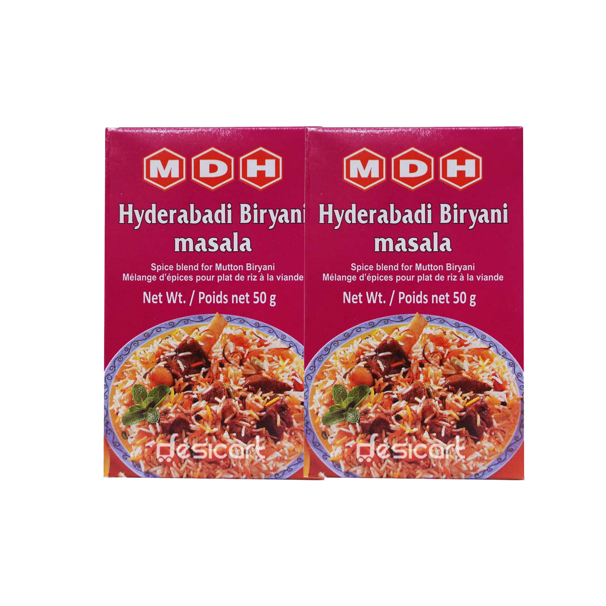 MDH HYDERABADI BIRIYANI MASALA (PACK OF 2) 50G