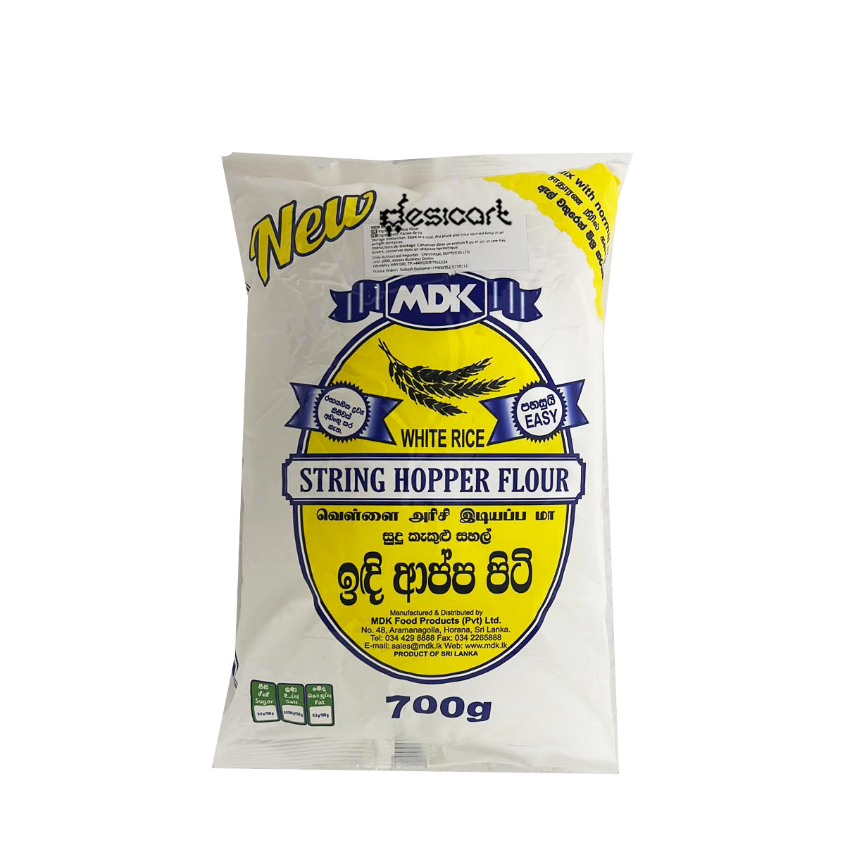 MDK WHITE RICE STRING HOPPER FLOUR 700G