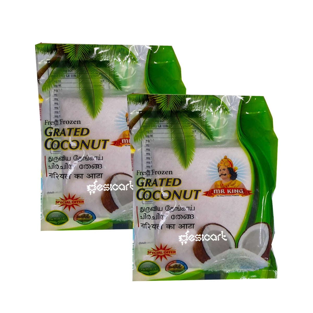 MR KING GRATED COCONUT (PACK OF 2) 400G