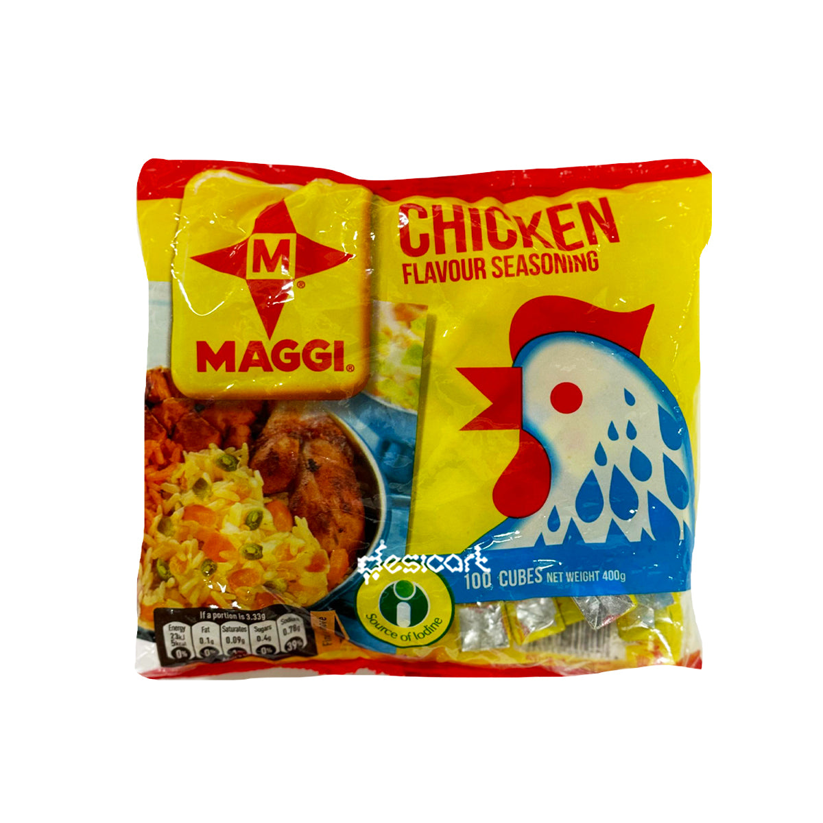 MAGGI CHICKEN NIGERIAN 100 CUBES 400G