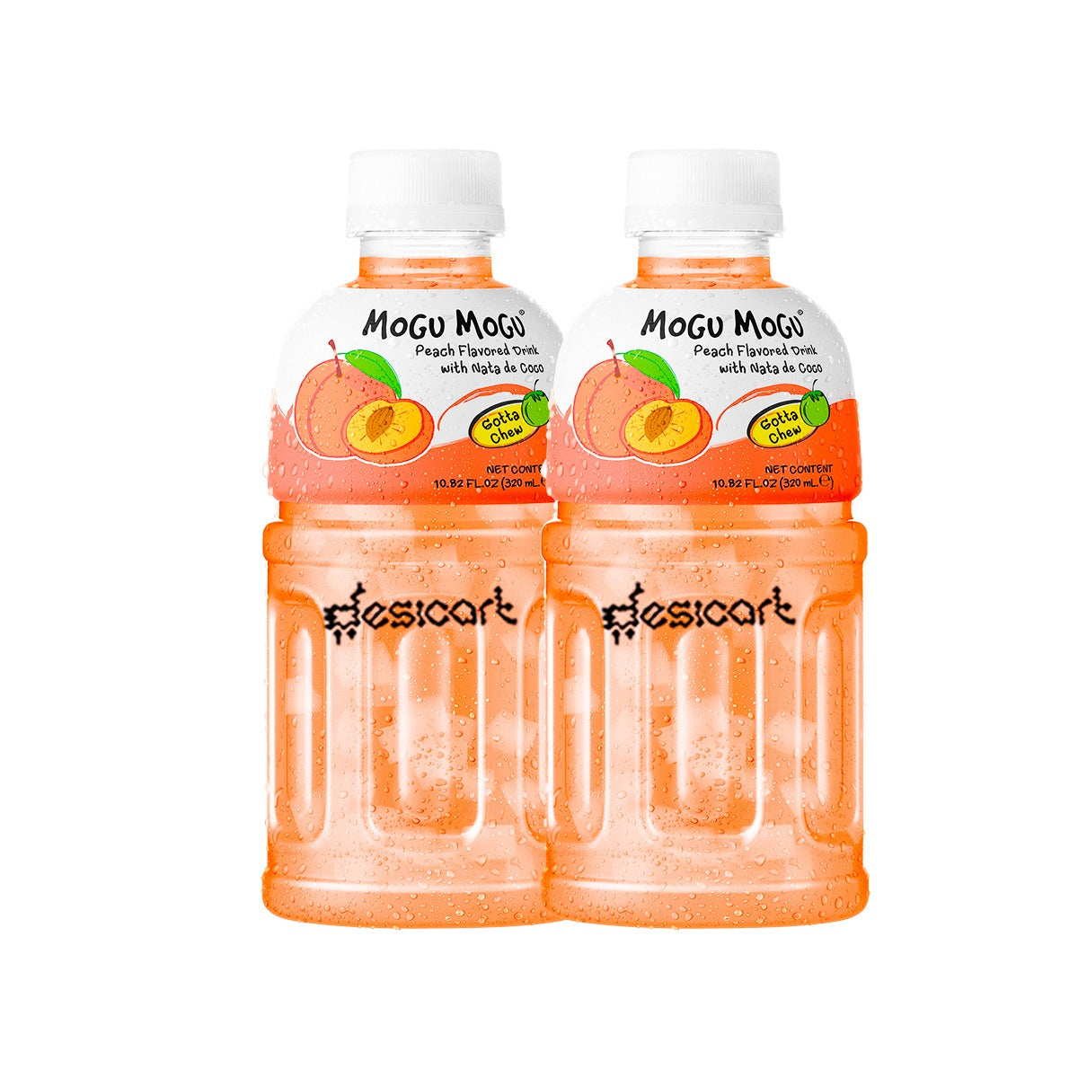 Mogu Mogu Peach Flavour (Pack of 2) 320ml