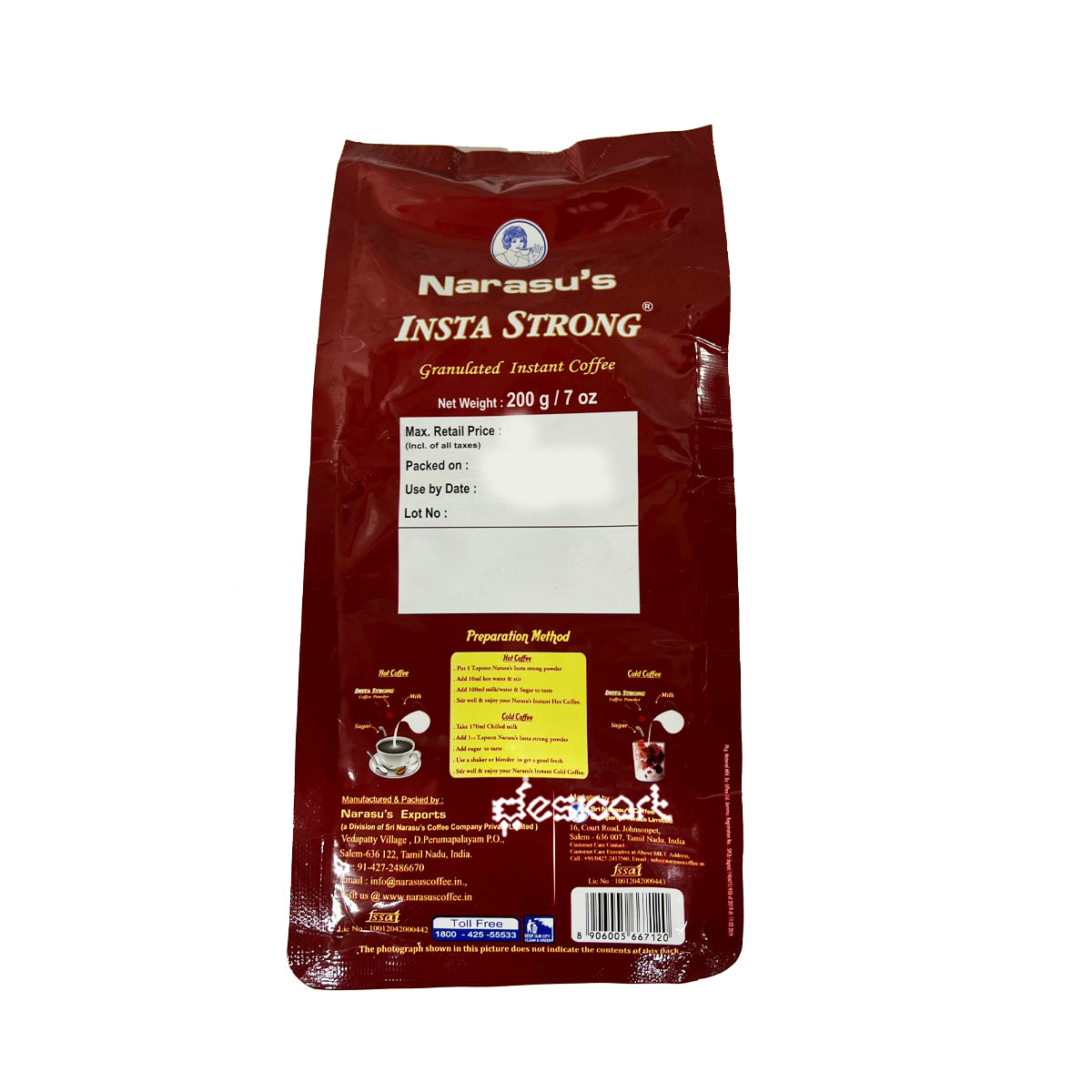 Narasu's Insta Strong Coffee 200g