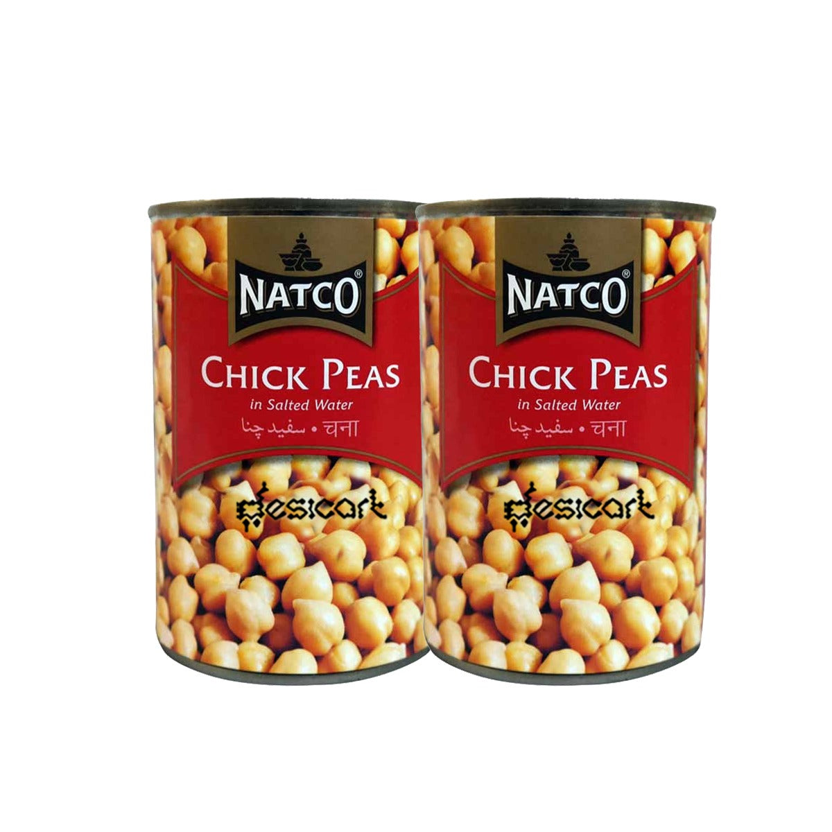 NATCO CHICK PEAS (T) (PACK OF 2) 400G