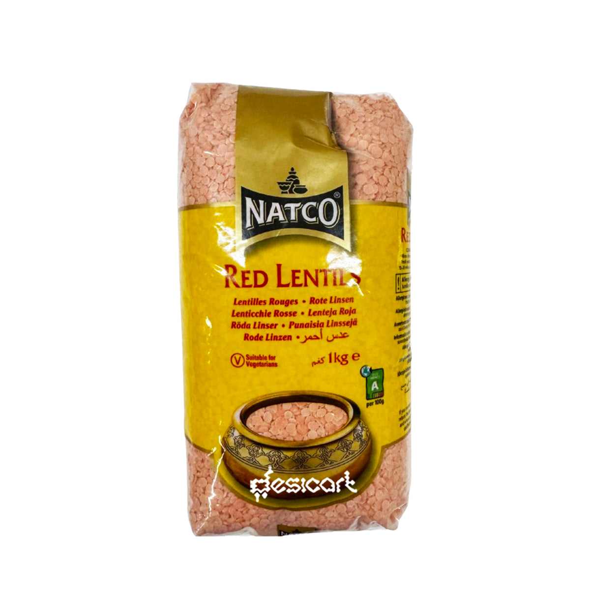 NATCO RED LENTILS 1KG