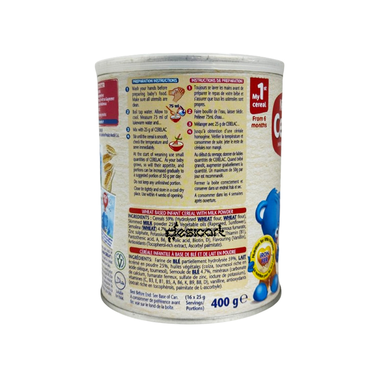 NESTLE CERELAC WHEAT WITH MILK 400g