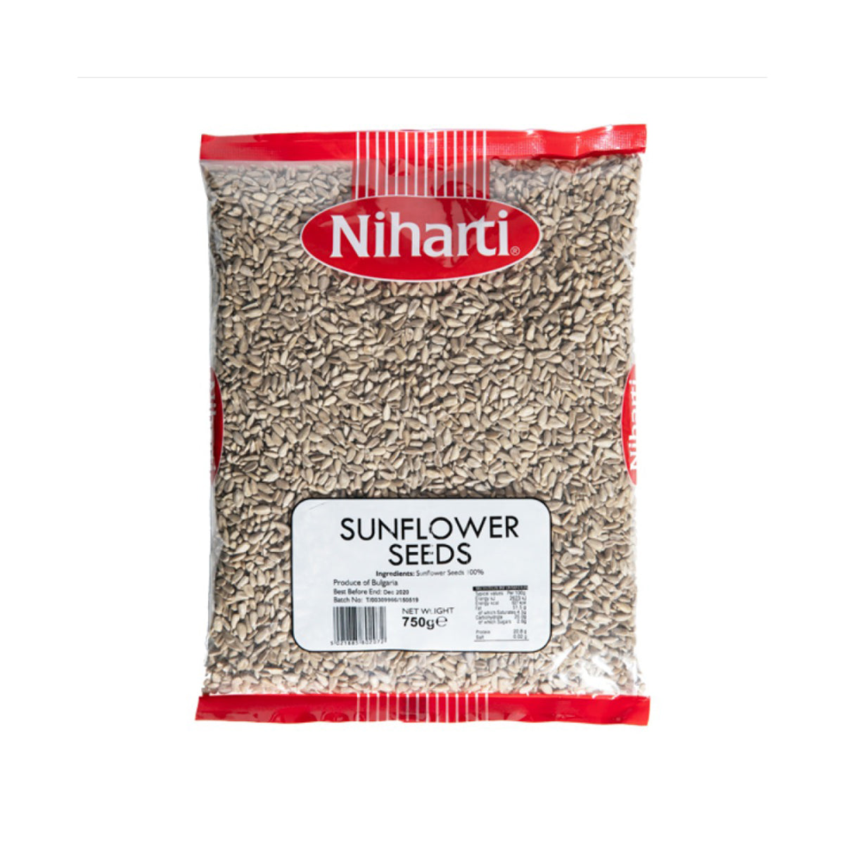 Buy Niharti Sunflower Seeds 750g at Desicart.co.uk - Online Indian Grocery Store UK
