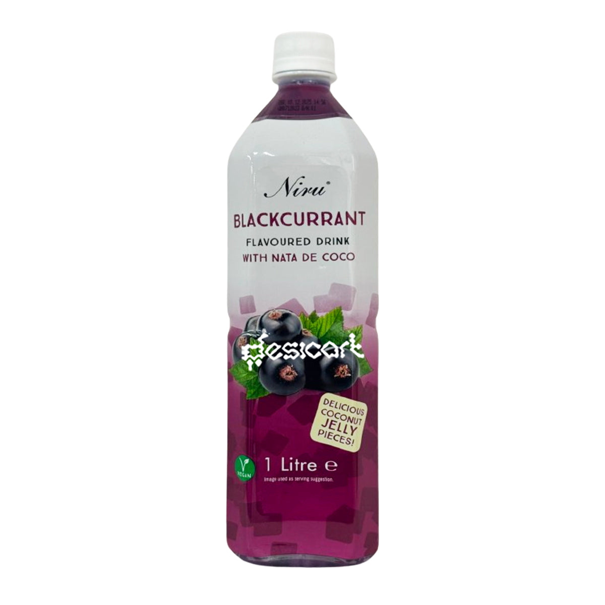 NIRU NATA DE COCO BLACKCURRANT DRINK 1 LTR