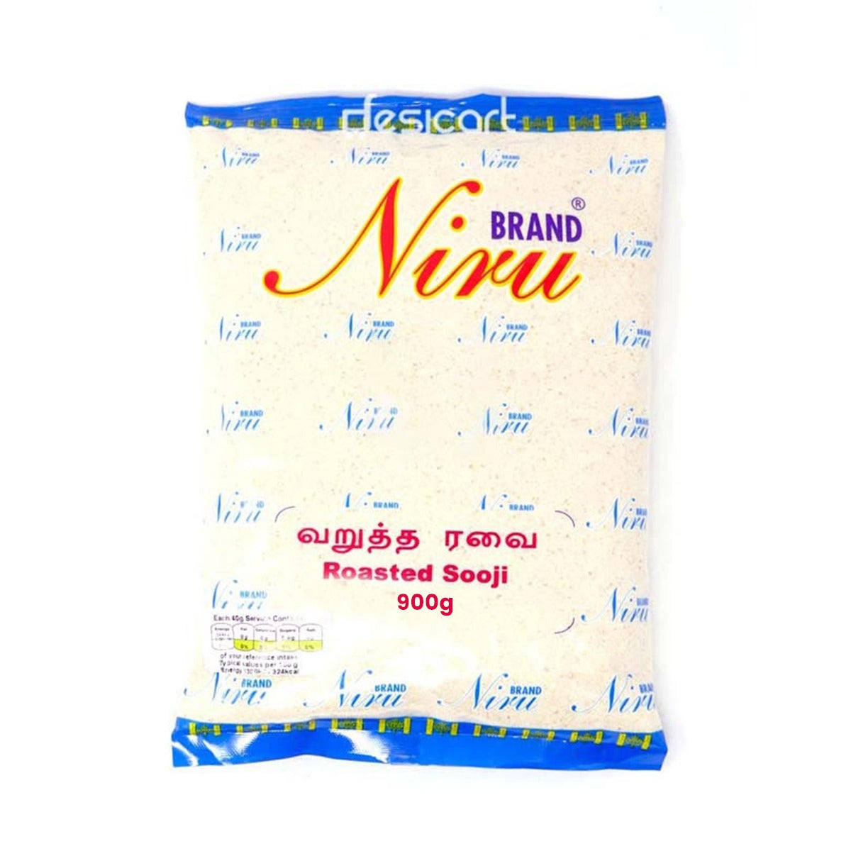 NIRU ROASTED SOOJI 900G