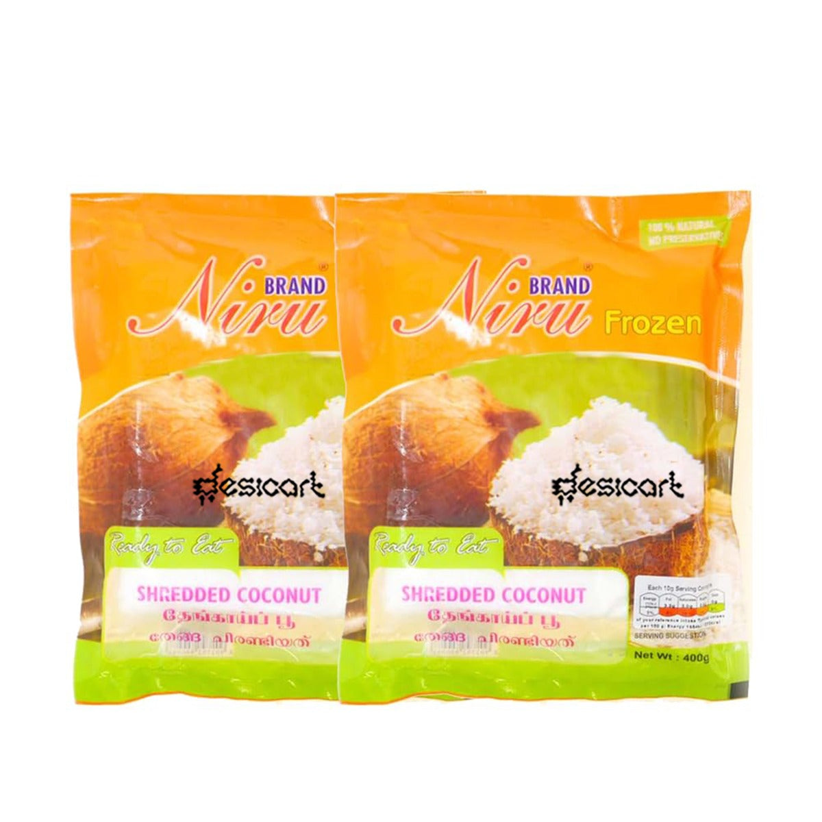 Niru Shredded Coconut 400g