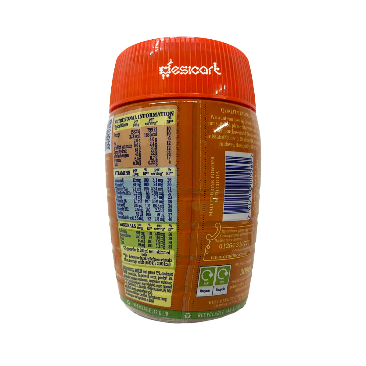 OVALTINE ORIGINAL 300G