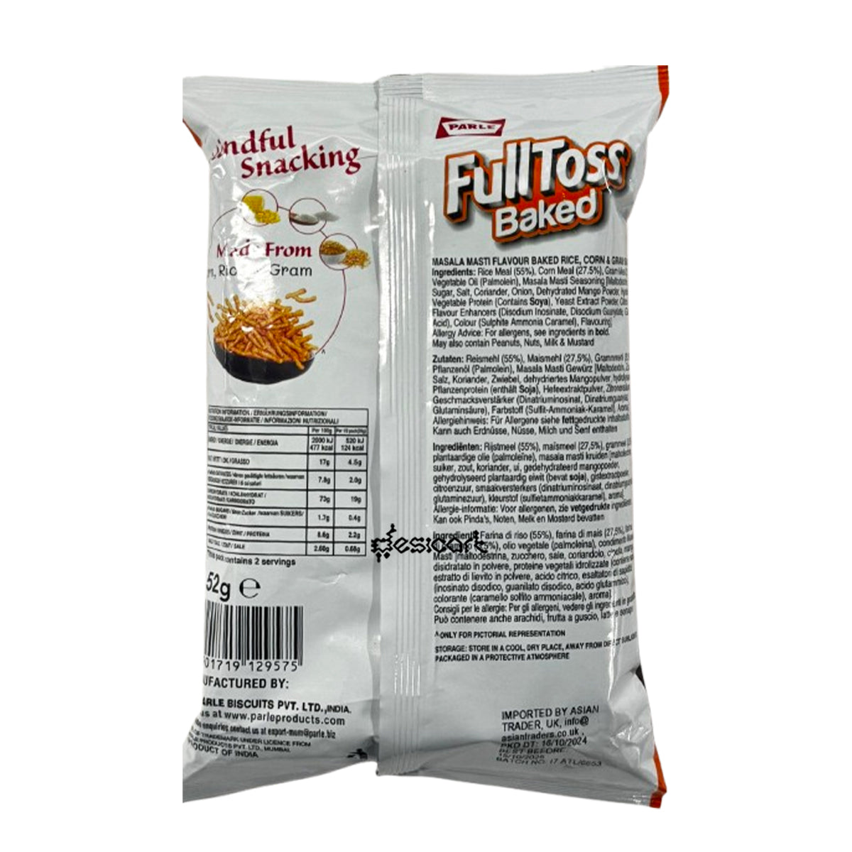 PARLE FULL TOSS BAKED(MASALA MASTI FLAVOUR)52G