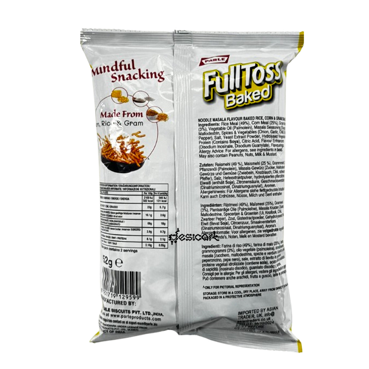 PARLE FULL TOSS BAKED(TANGY TOMATO FLAVOUR)52G