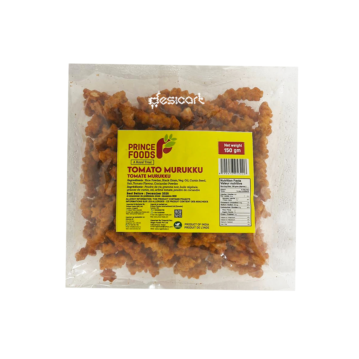 Prince Foods Tomato Murukku 150g