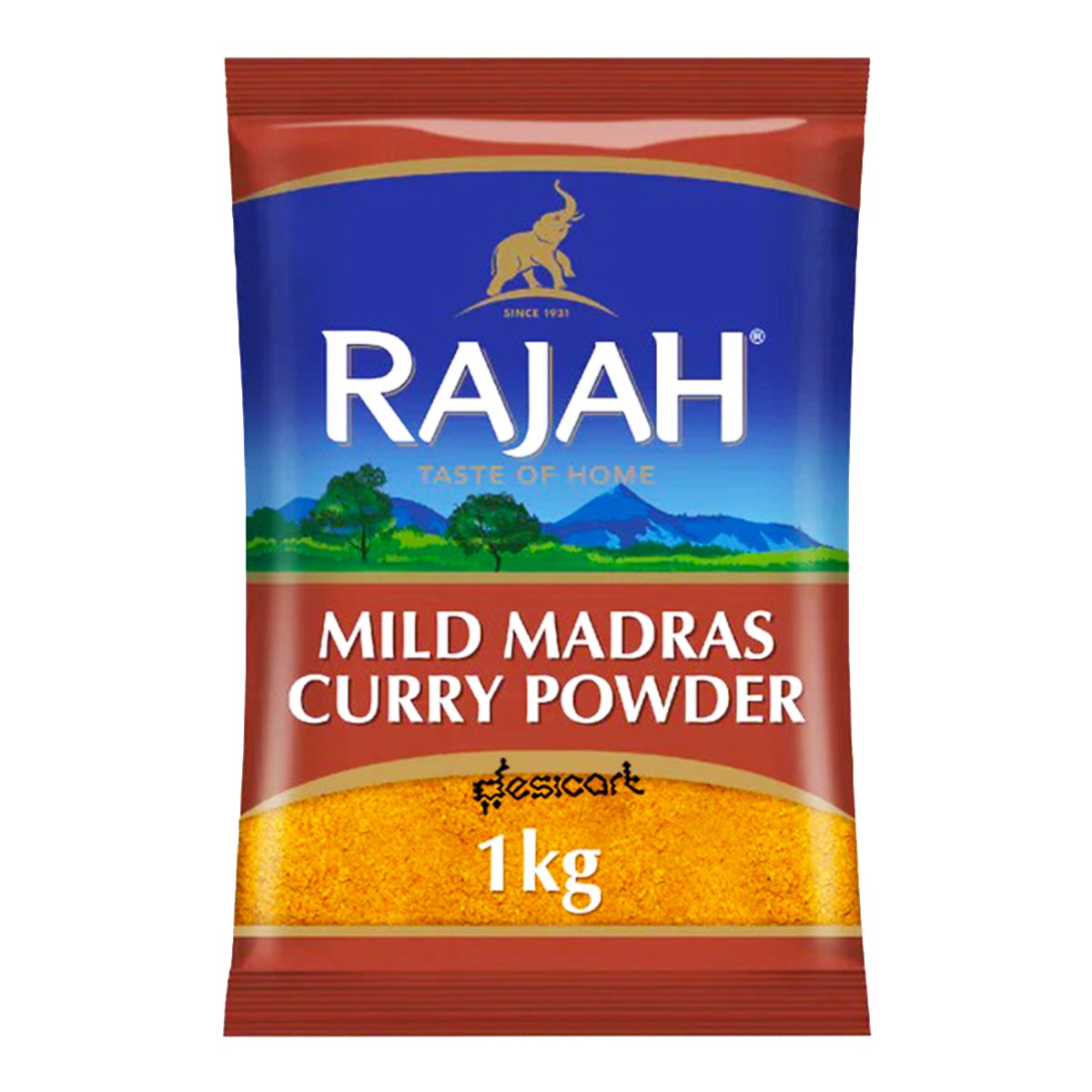 RAJAH MILD MADRAS CURRY POWDER 1KG