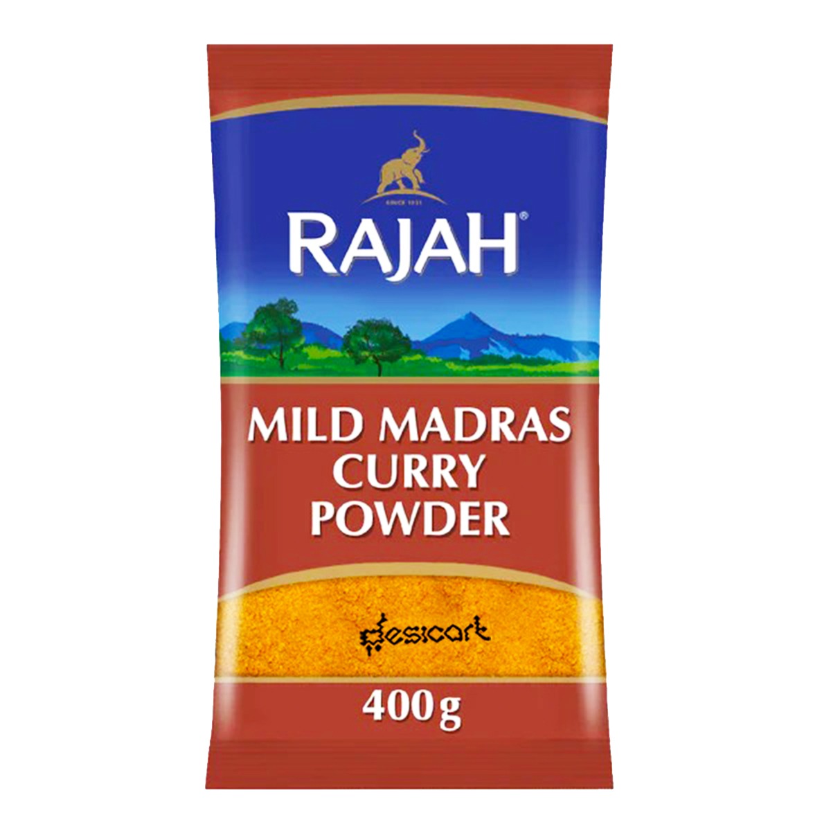 RAJAH MILD MADRAS CURRY POWDER 400G