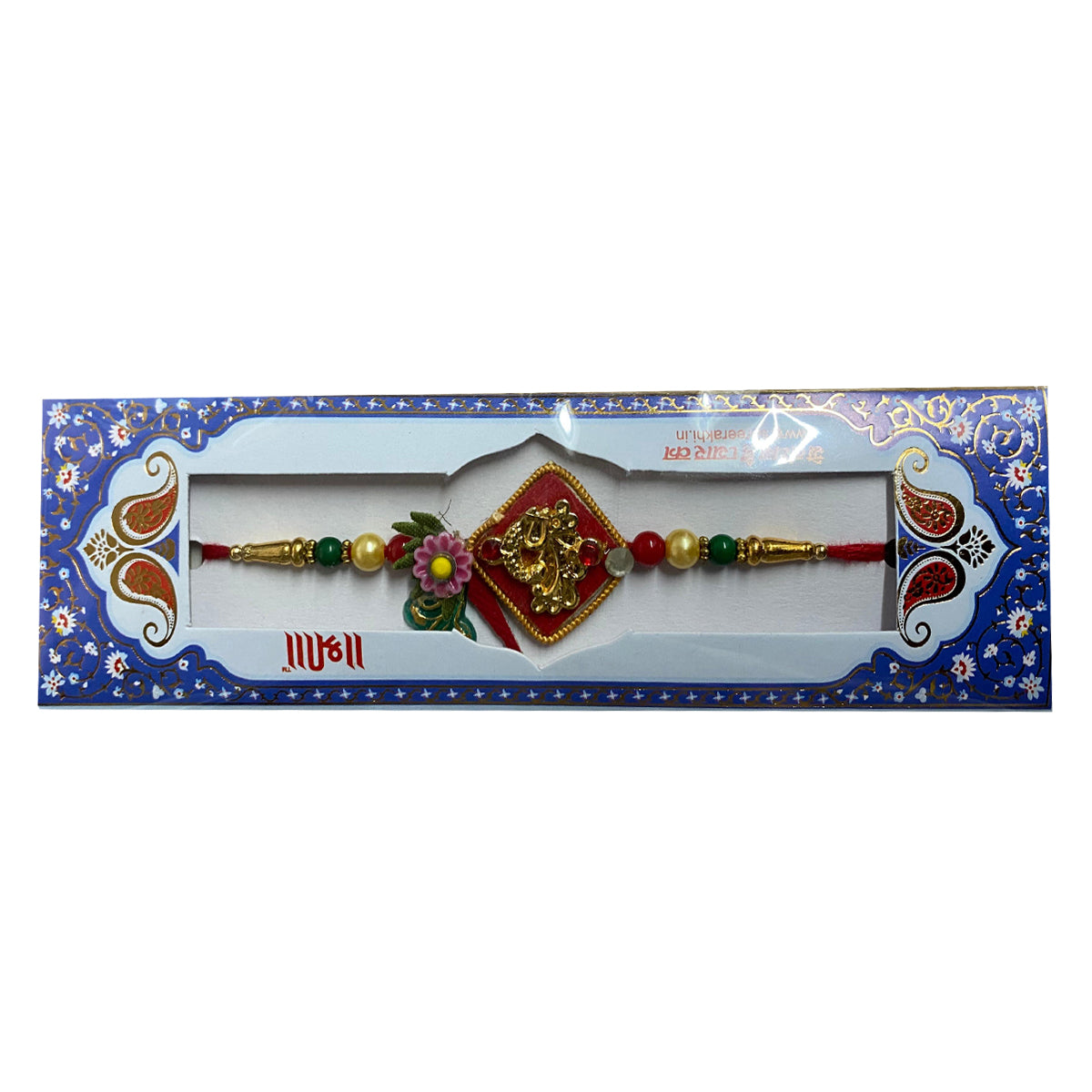Buy Rakhi Peacock Design with Beads at Desicart.co.uk - Online Indian Grocery Store UK