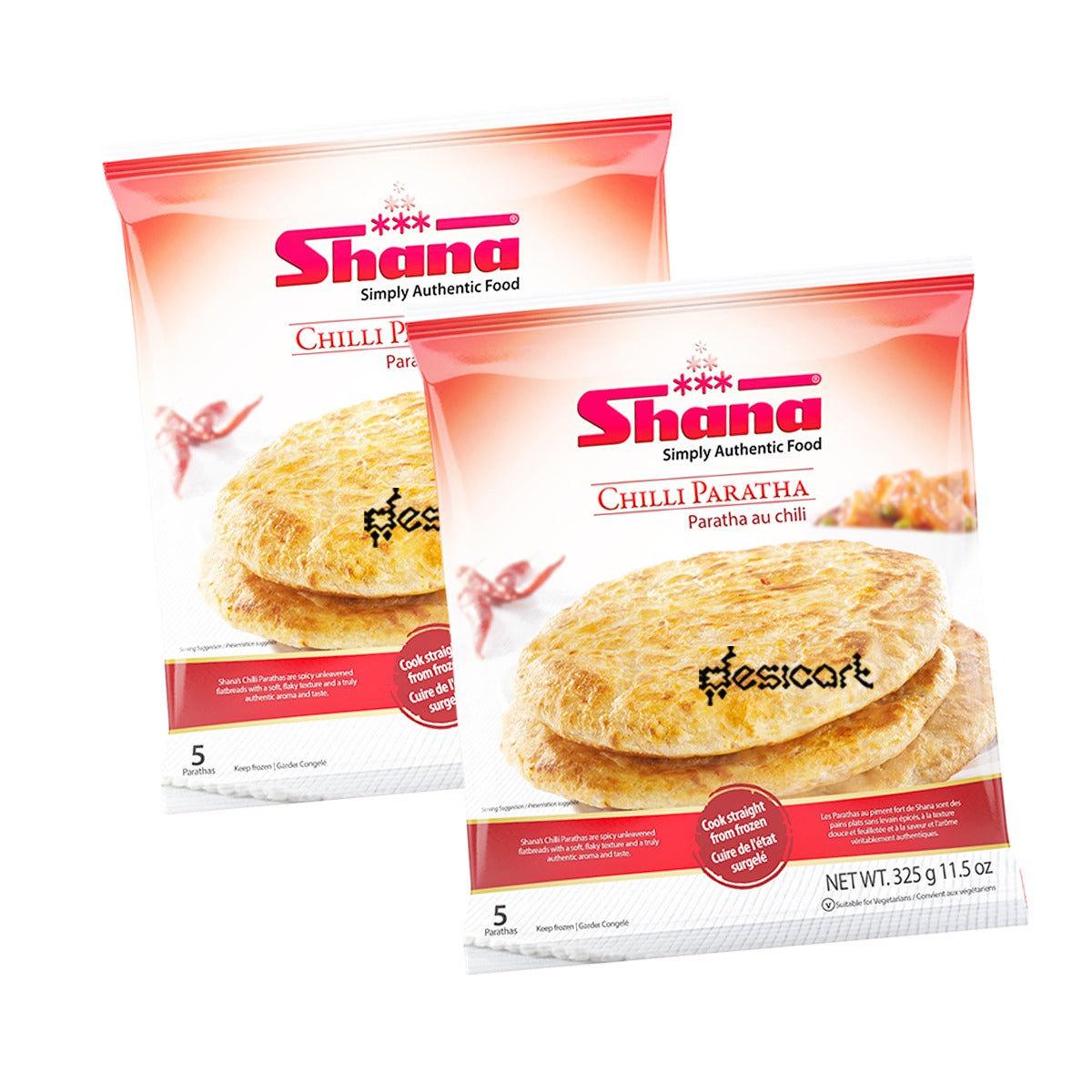 Shana Chilli Paratha (Pack of 2) 325g
