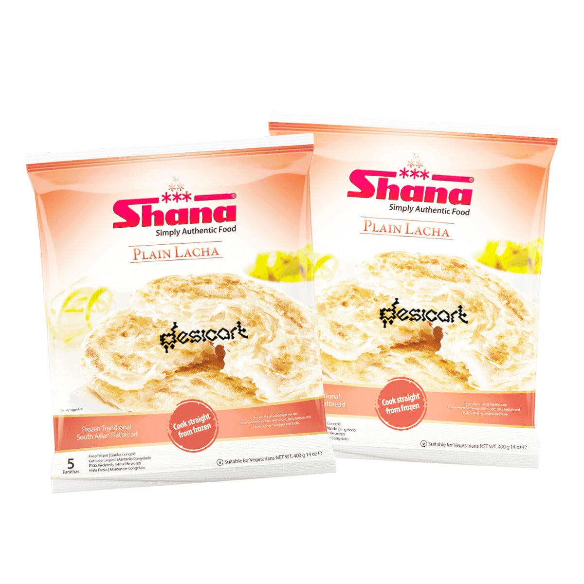 SHANA PLAIN LACHA (PACK OF 2)