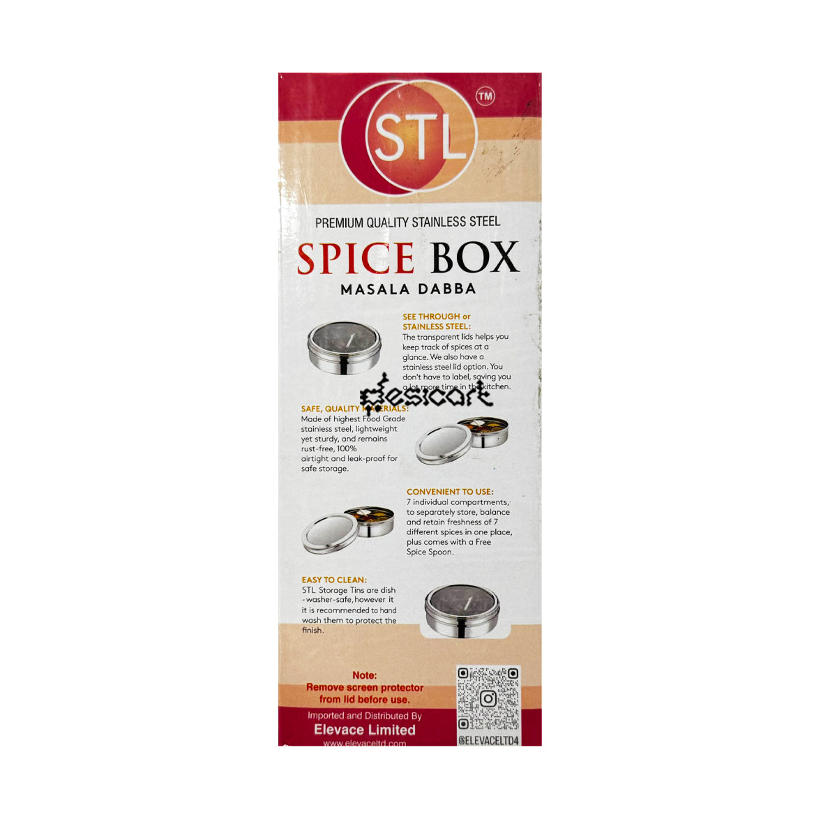 STL SPICE BOX MASALA DABBA