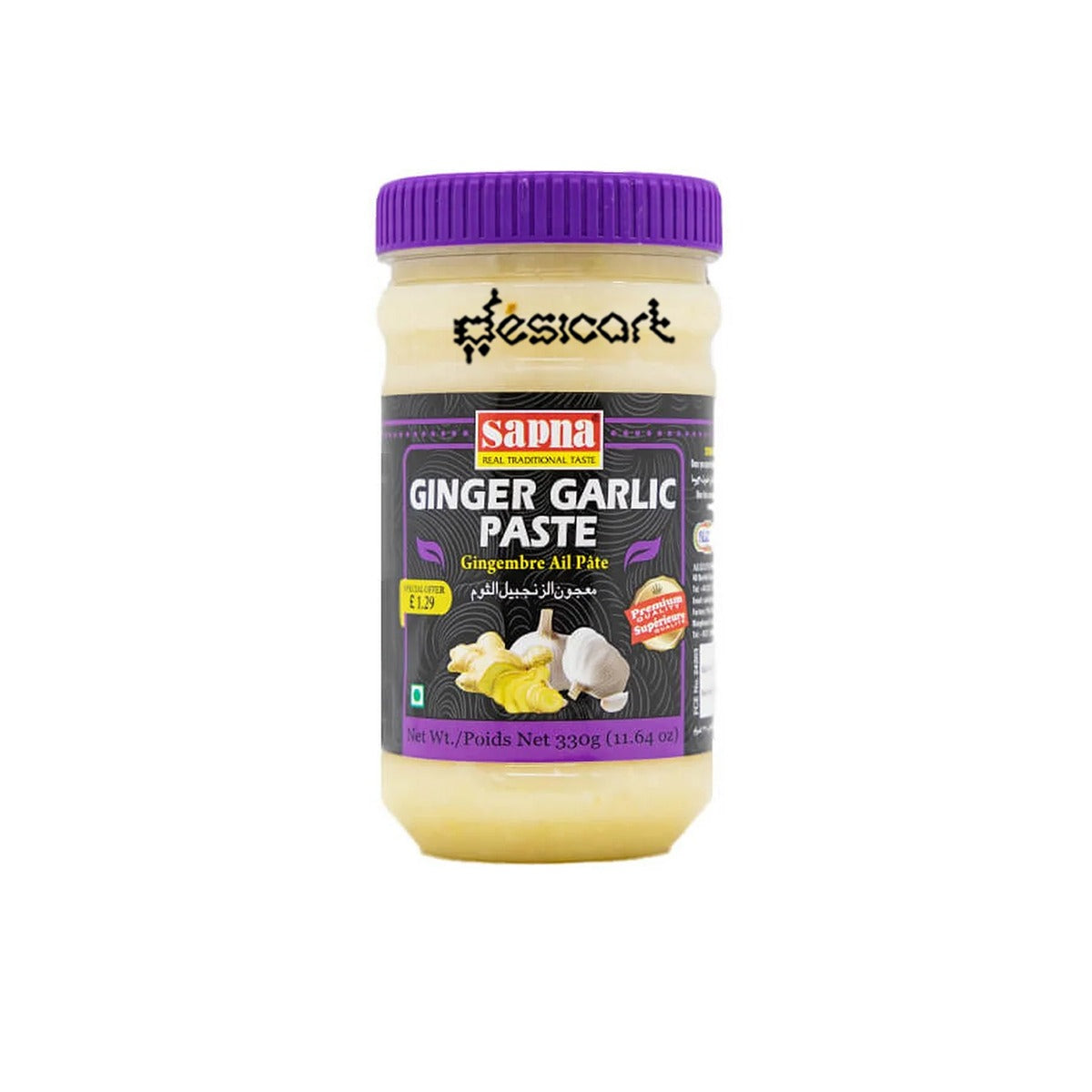 SAPNA GINGER GARLIC PASTE 330G