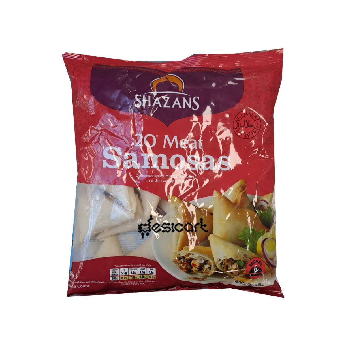 Shazans Meat Samosa 650g