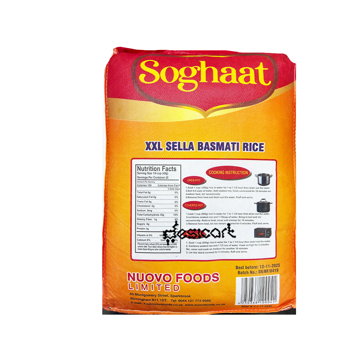 Soghaat Xxl Sella Basmti Rice 10kg