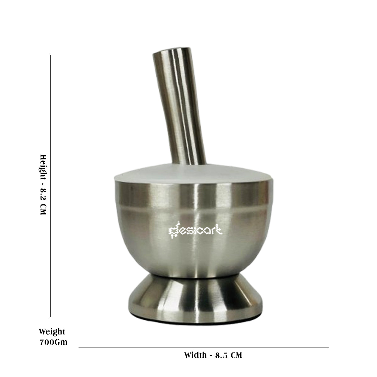 STAINLESS STEEL MOTOR AND PESTLE