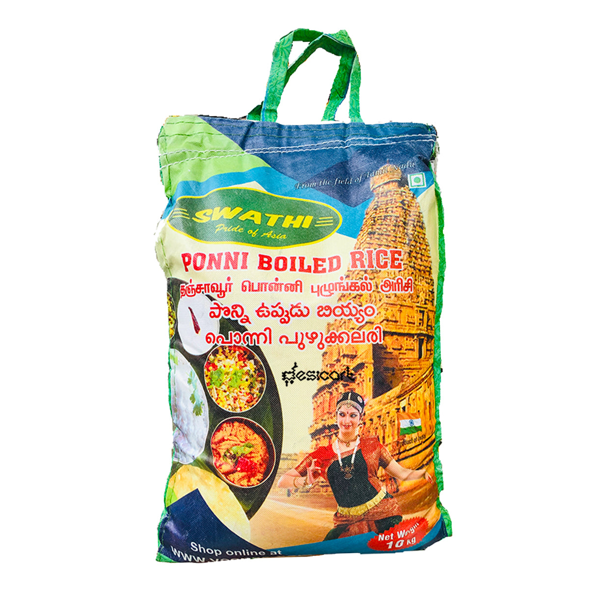 SWATHI PONNI BOILED RICE 10KG