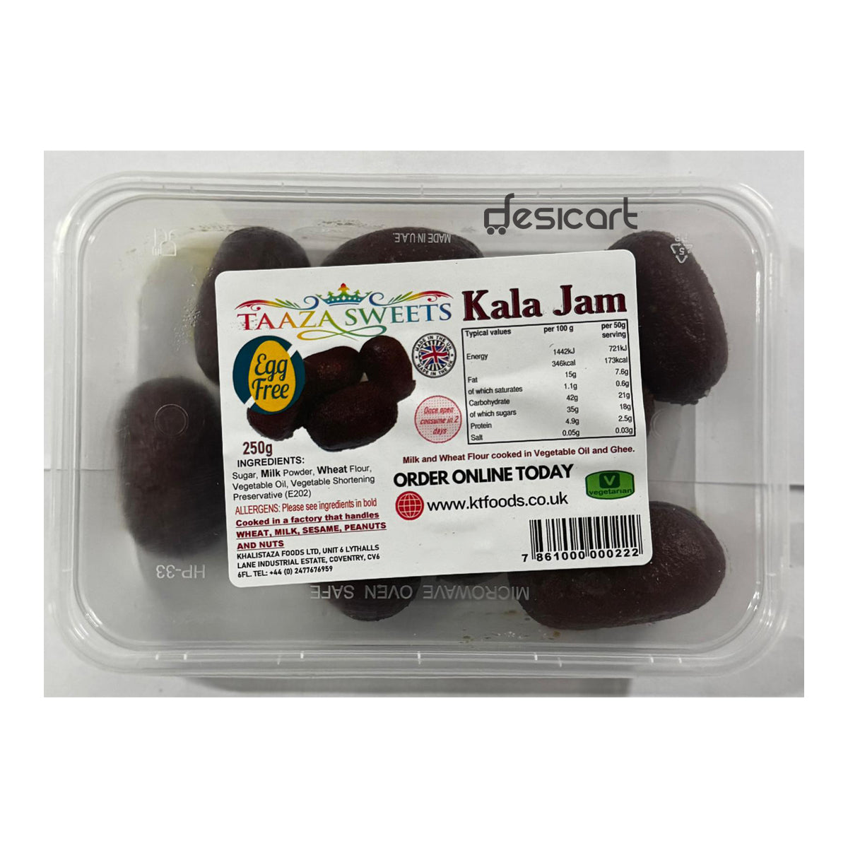 TAAZA KALA JAM 250G