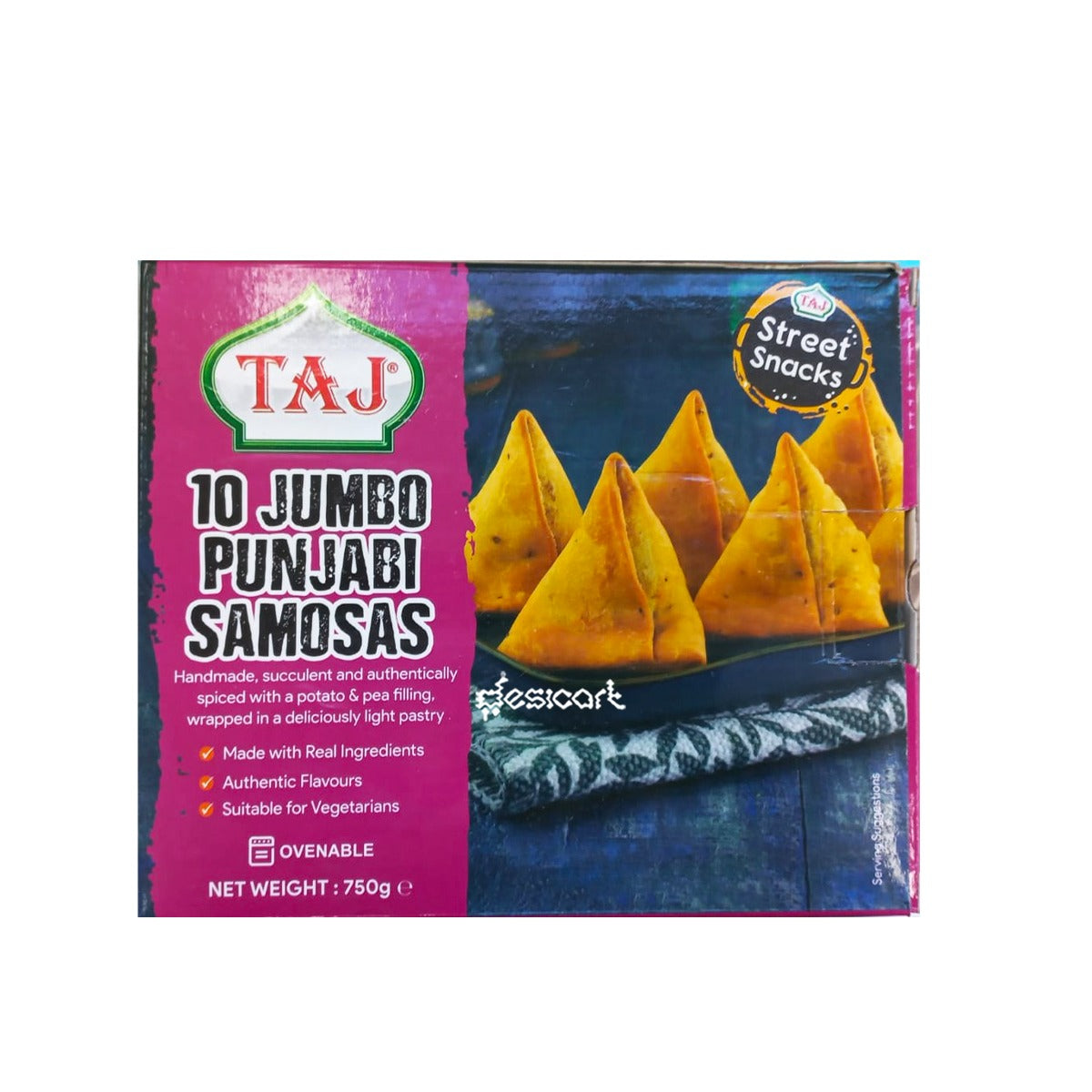TAJ JUMBO PUNJABI SAMOSA 10S 750G