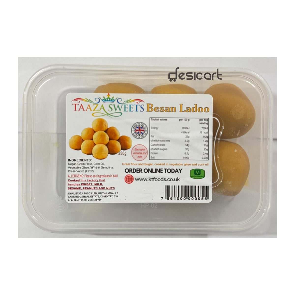 TAAZA BESAN LADOO 250G