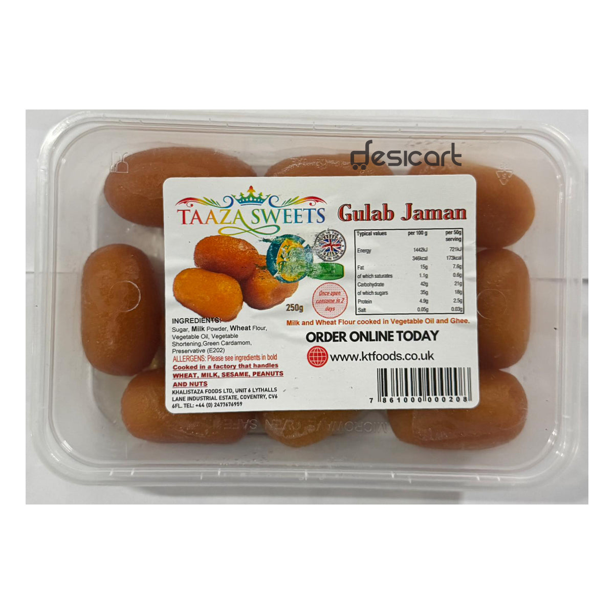 TAAZA GULAB JAMUN 250G