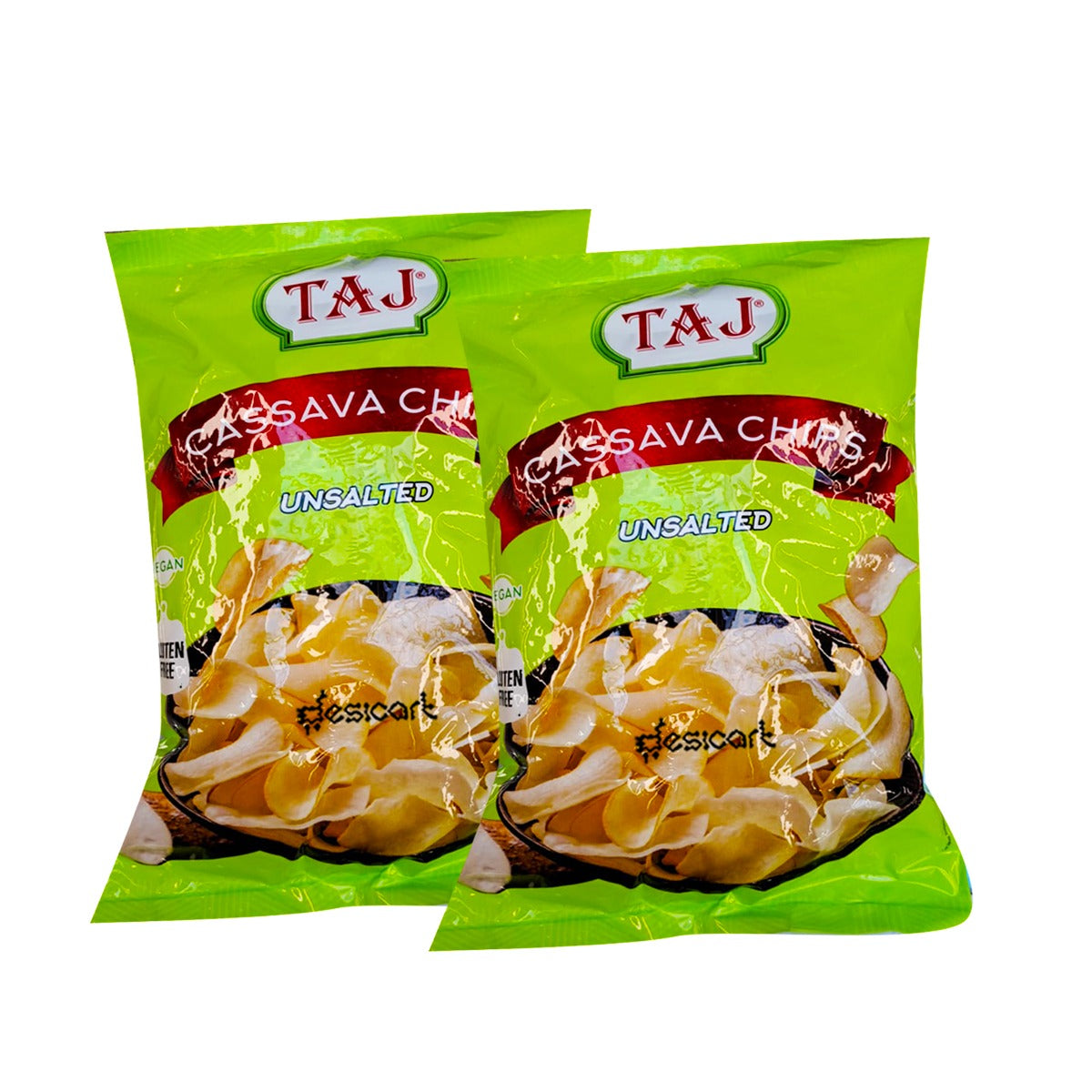 Taj Cassava Unsalted Pack of 2 200gm