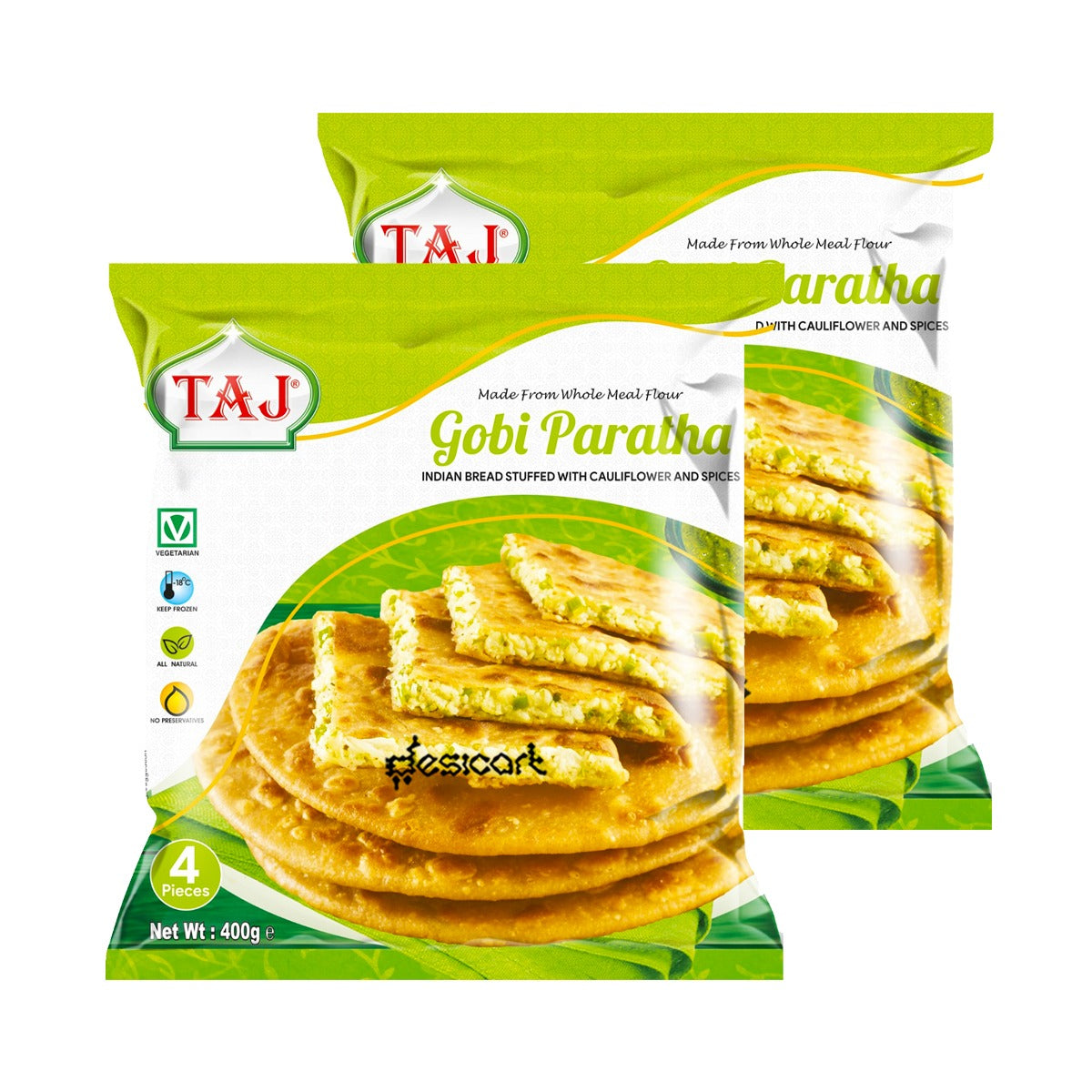 Taj Gobi Paratha(Pack of 2) 400g