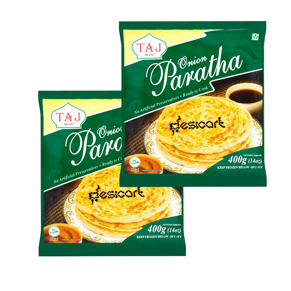 Taj Onion paratha(Pack of 2) 400g