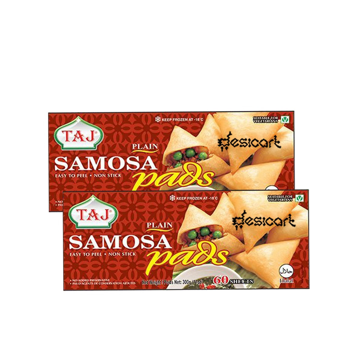Taj Samosa Pads 60 Sheets (Pack of 2)