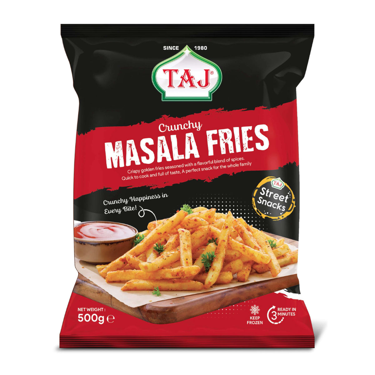 Buy Taj Crunchy Masala Fries 500g at Desicart.co.uk - Online Indian Grocery Store UK
