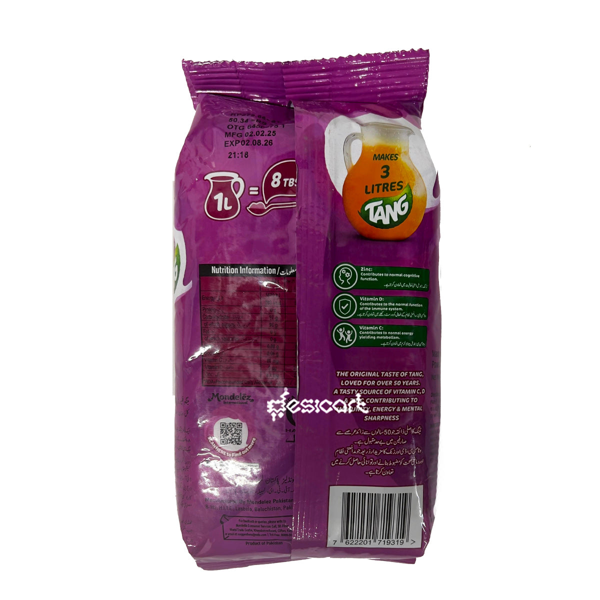 TANG DRINK MIX (MANGO FLAVOUR) 375G