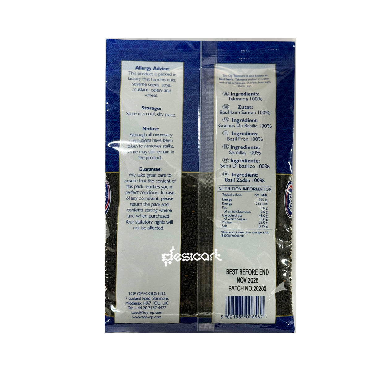 TOP OP BASIL 100G